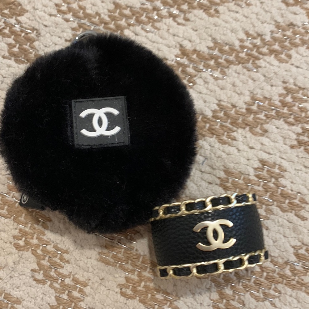 Chanel Cuff Lambskin Bracelet Costume  Jewelry